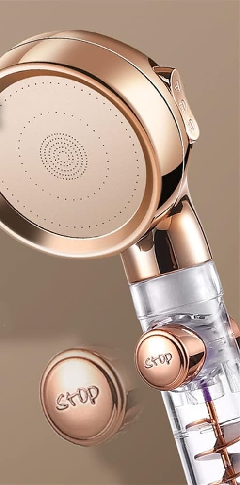 DOCCETTA CON PULSANTE STOP MULTIGETTO DOCCIA BAGNO SOFFIONE VENTOLA A SPIRALE 87533 in Telefoni doccia Trade Shop italia - Napoli, commercioVirtuoso.it