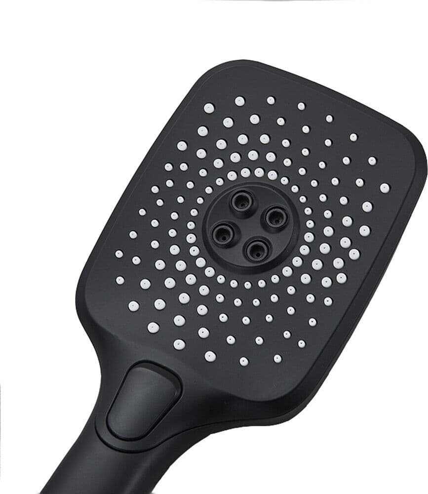 SOFFIONE MULTIGETTO PER DOCCIA BAGNO MODERNO NERO DOCCETTA IN ABS ATTACCO 1/2" 87128 in Telefoni doccia Trade Shop italia - Napoli, commercioVirtuoso.it