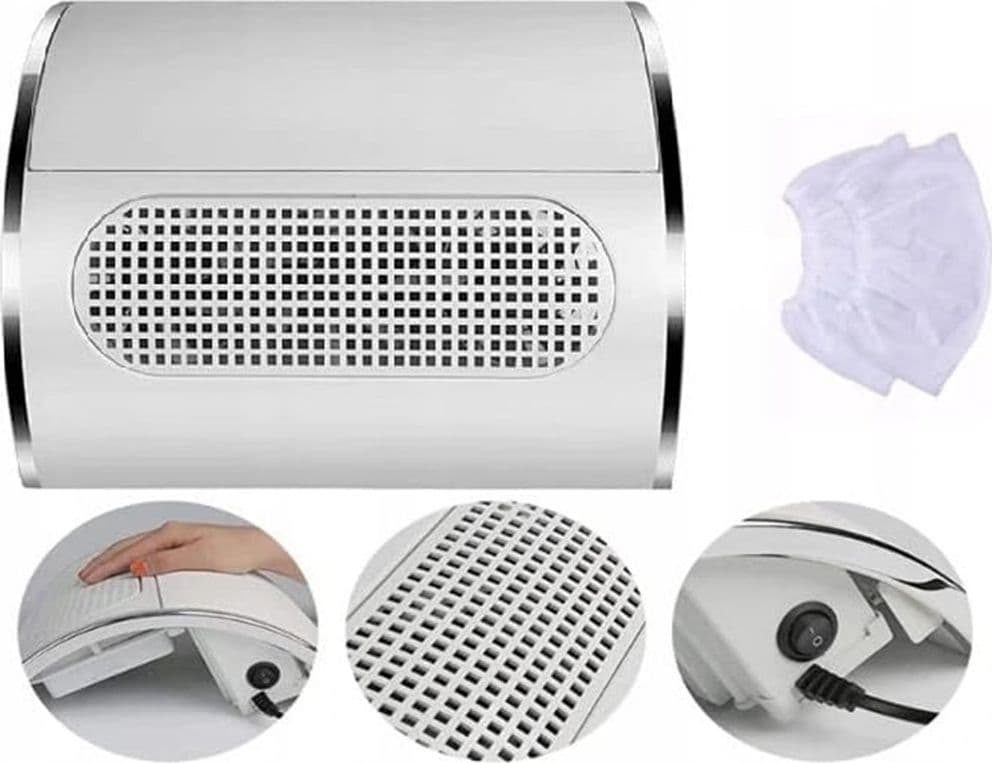 ASPIRAPOLVERE PROFESSIONALE PER UNGHIE 40 W ASPIRATORE PER MANICURE PEDICURE BIANCO in Asciuga unghie e lampade UV Trade Shop italia - Napoli, commercioVirtuoso.it
