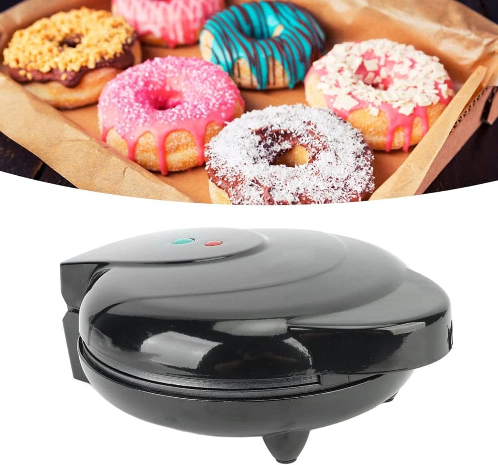 MINI DONUT MAKER 1000W ANTIADERENTE RISCALDAMENTO A DOPPIA FACCIA ELETTRICO 7 CIAMBELLE in Macchine per ciambelle Trade Shop italia - Napoli, commercioVirtuoso.it