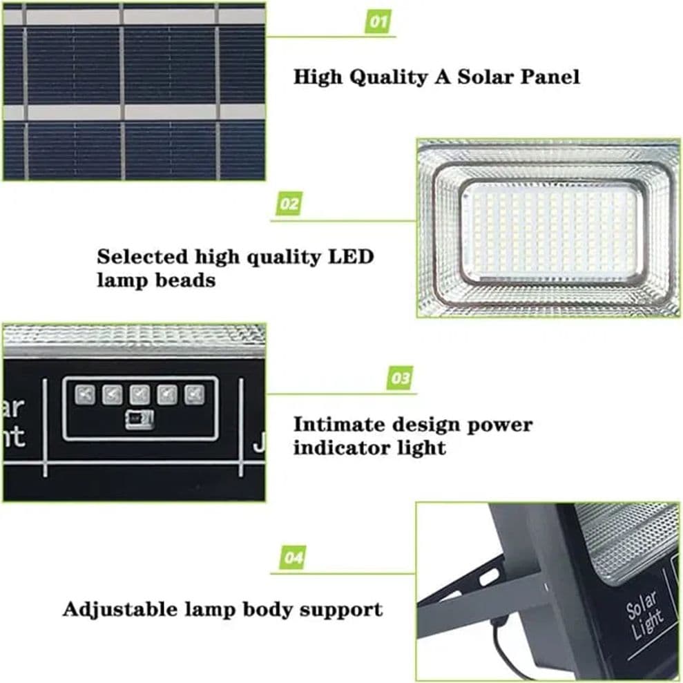 FARETTO LUCE SOLARE CON PANNELLO FOTOVOLTAICO 300 W IP65 IMPERMEABILE TELECOMANDO in Lampade da parete Trade Shop italia - Napoli, commercioVirtuoso.it