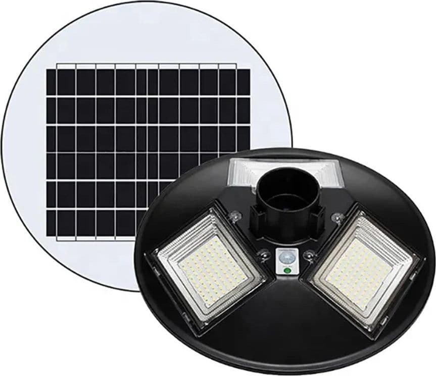 LAMPIONE UFO LED SOLARE 350W SENSORE MOVIMENTO CREPUSCOLARE LUCE FREDDA 6500K IP65 in Lampioni Trade Shop italia - Napoli, commercioVirtuoso.it