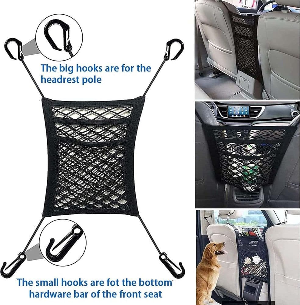 ORGANIZZATORE A RETE PER AUTO A 3 STRATI PER CANI TRA SEDILI POSTERIORI ORGANIZER in Reti Trade Shop italia - Napoli, commercioVirtuoso.it