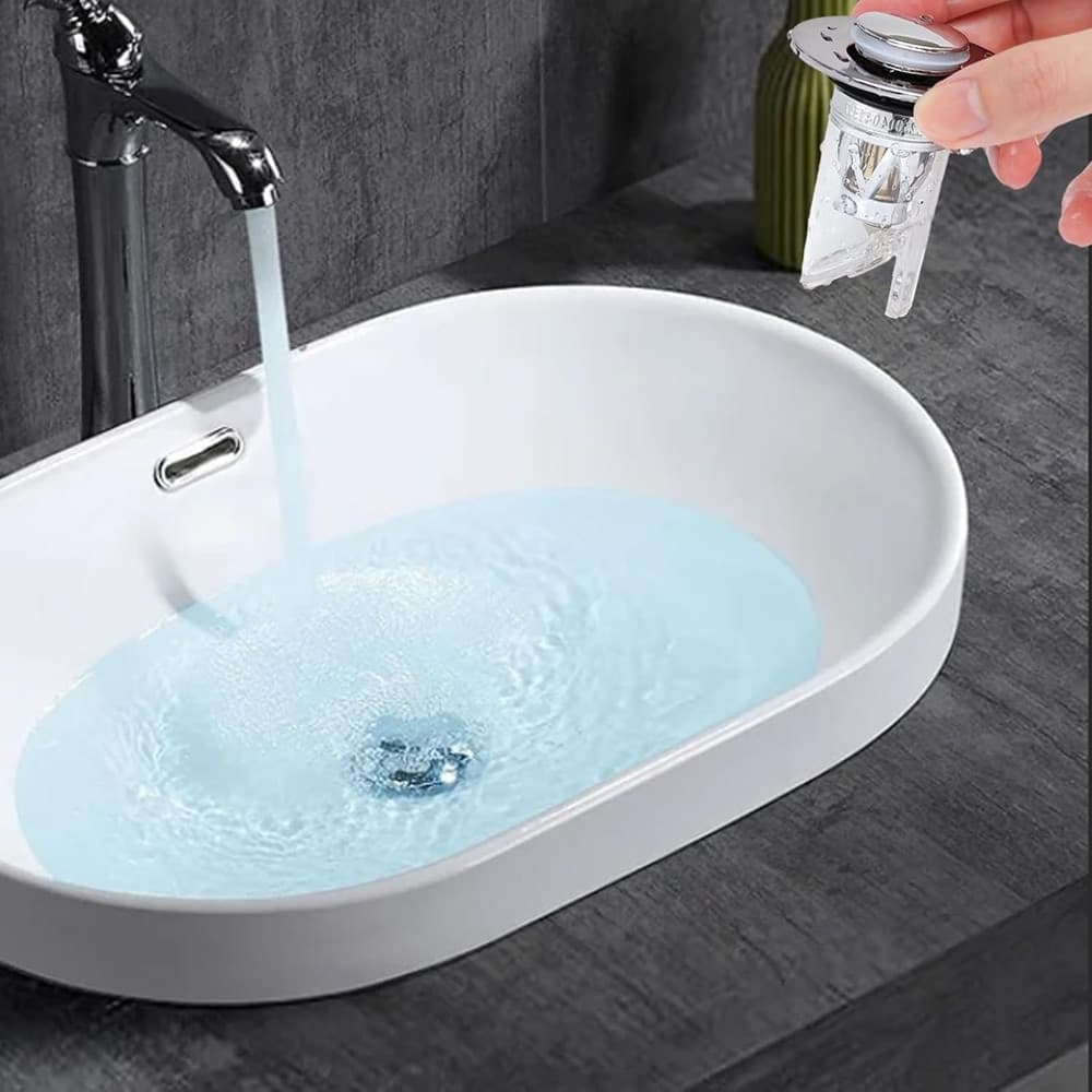 TAPPO LAVANDINO UNIVERSALE POP UP CUCINA BAGNO FILTRO ANTI-INTASAMENTO DI SCARICO 87340 in Tappi Trade Shop italia - Napoli, commercioVirtuoso.it