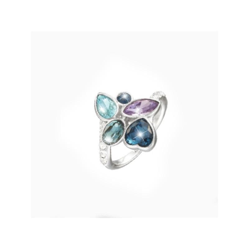 STROILI - Anello con cristalli e pietre colorate in Anelli Alba Gioielli - Casoria, commercioVirtuoso.it