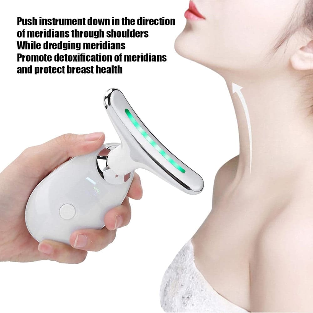 MASSAGGIATORE VISO COLLO FRONTE DISPOSITIVO FACCIALE RICARICABILE 3 MODALITÀ USB in Apparecchi per tonificare e per pulizia viso Trade Shop italia - Napoli, commercioVirtuoso.it