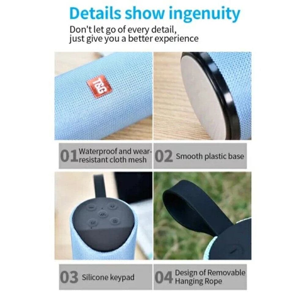CASSA ALTOPARLANTE PORTATILE BLUETOOTH WIRELESS 5.0 RADIO VIAGGIO CASA CELLULLARE in Casse portatili Bluetooth Trade Shop italia - Napoli, commercioVirtuoso.it