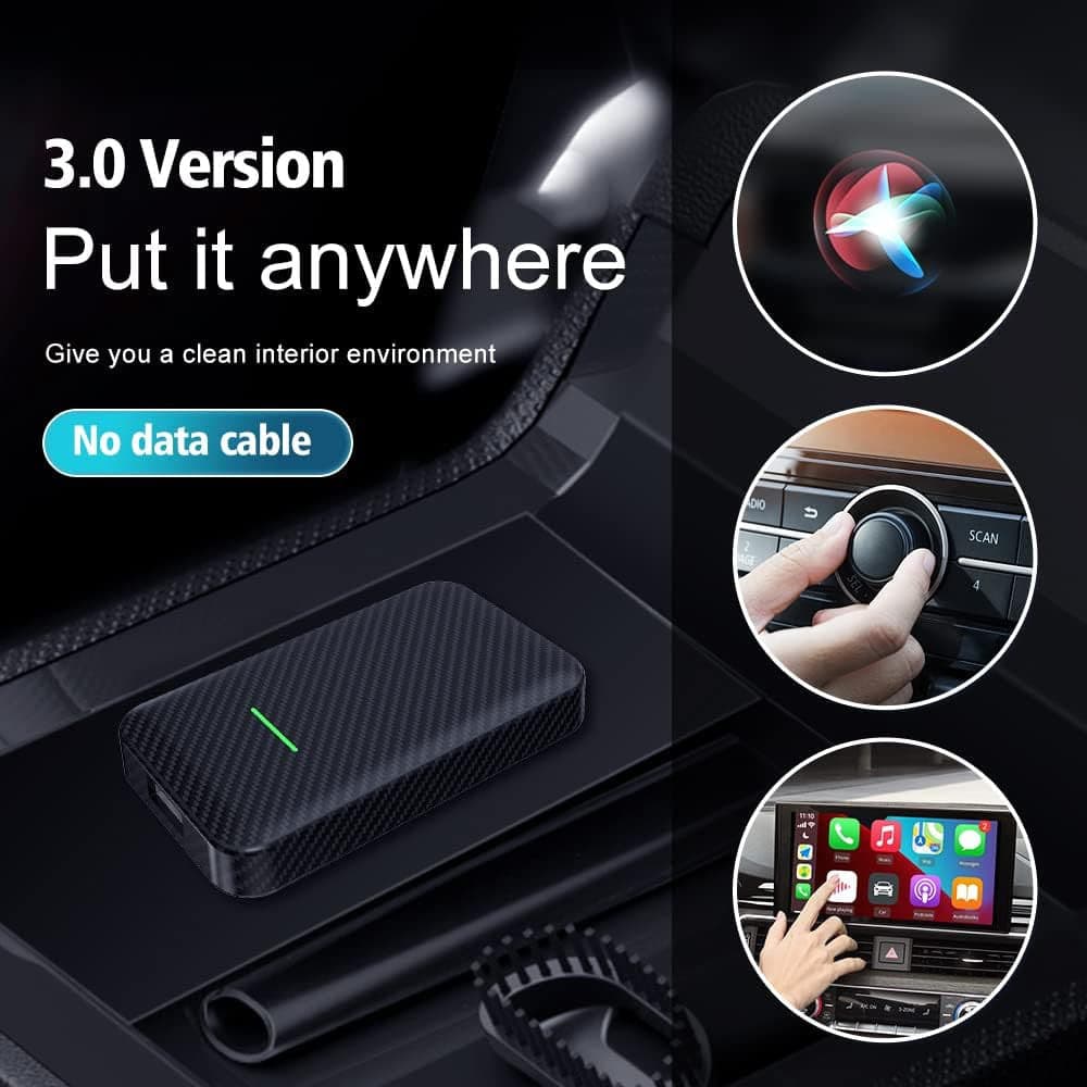 ADATTATORE CARPLAY WIRELESS CARLIN 3.0 AUTO CAVO PORTA CHIP 5G CONTROLLO VOCALE SIRI in Adattatori per ingressi audio-video Trade Shop italia - Napoli, commercioVirtuoso.it