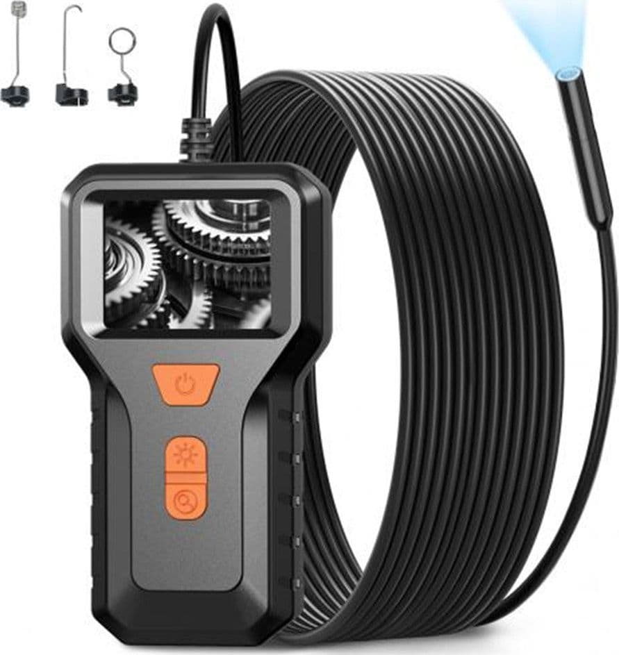 TELECAMERA ENDOSCOPICA ISPEZIONE CAVO 5MT IMMAGINE 1080P BATTERIA 2600MAH 8 LED in Telecamere di ispezione Trade Shop italia - Napoli, commercioVirtuoso.it