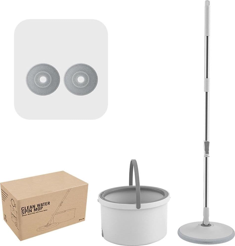 SET SCOPA SECCHIO IGIENICO MANI LIBERE SISTEMA PULIZIA PAVIMENTI CAPACITÀ 2,5 LT in Mop bagnato e asciutto Trade Shop italia - Napoli, commercioVirtuoso.it
