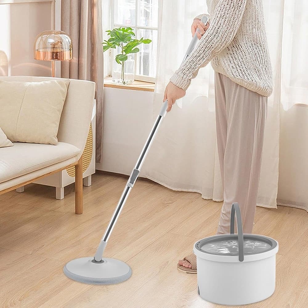 SET SCOPA SECCHIO IGIENICO MANI LIBERE SISTEMA PULIZIA PAVIMENTI CAPACITÀ 2,5 LT in Mop bagnato e asciutto Trade Shop italia - Napoli, commercioVirtuoso.it