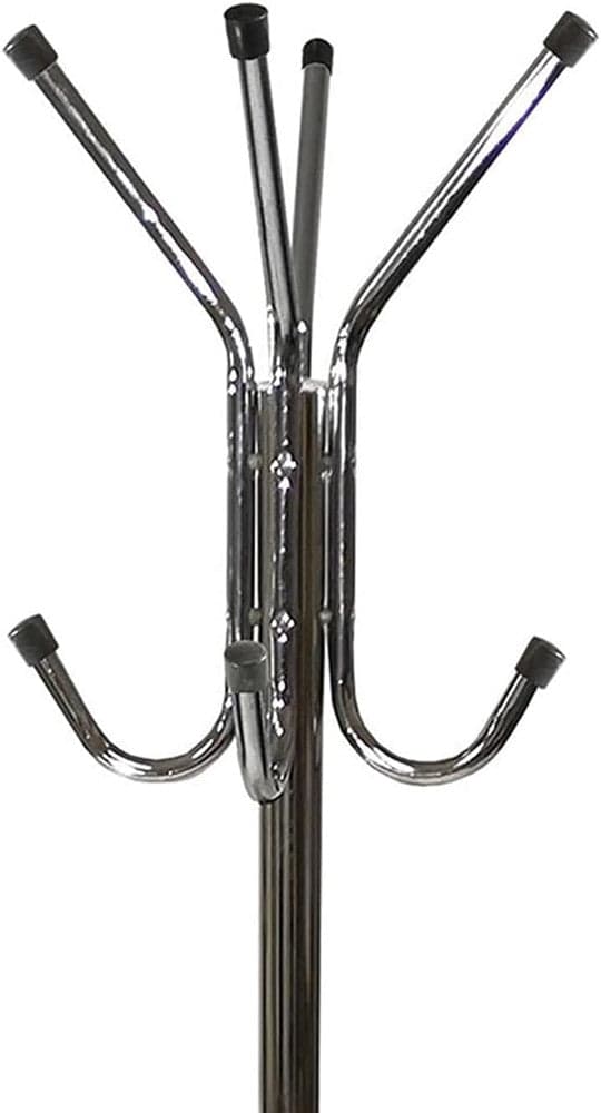APPENDIABITI DA TERRA 170 CM ATTACCAPANNI 11 GANCI CROMATO PIANTANA APPENDI ABITI in Stand appendiabiti Trade Shop italia - Napoli, commercioVirtuoso.it