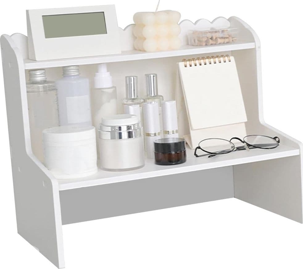 ESPOSITORE DA TAVOLO IN LEGNO SCAFFALE MULTISTRATO PER COSMETICI ORGANIZZATORE in Alzate Trade Shop italia - Napoli, commercioVirtuoso.it