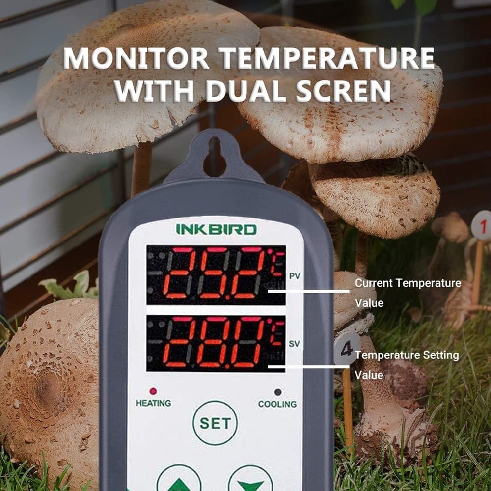 TERMOREGOLATORE DIGITALE TERMOSTATO CONTROLLO TEMPERATURA PER SERRA ITC-308 220V in Termoregolatori Trade Shop italia - Napoli, commercioVirtuoso.it
