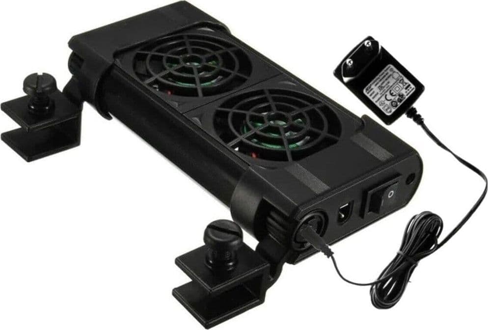DOPPIA VENTOLA DI RAFFREDDAMENTO PER ACQUARIO VENTILATORE DOPPIO 12V 50MM FS-602 in Ventilatori da tavolo Trade Shop italia - Napoli, commercioVirtuoso.it