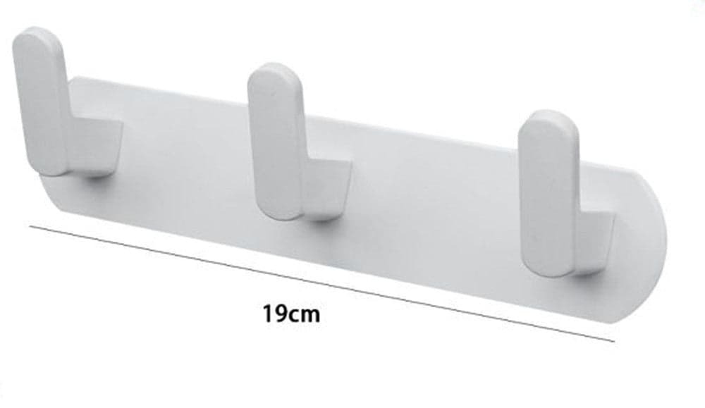 APPENDIABITI CON 3 GANCI APPENDINO PORTASCIUGAMANO DA BAGNO CASA CUCINA BIANCO 59742 in Ganci portasciugamani Trade Shop italia - Napoli, commercioVirtuoso.it