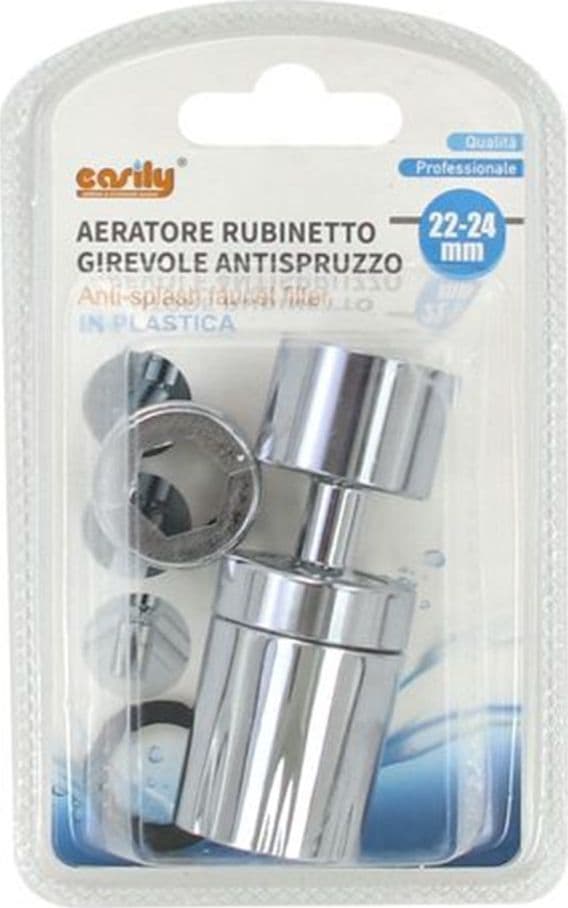 AERATORE ROMPIGETTO PROLUNGA RUBINETTO GIREVOLE ANTISPRUZZO IN PLASTICA 22-24MM 87977 in Aeratori Trade Shop italia - Napoli, commercioVirtuoso.it