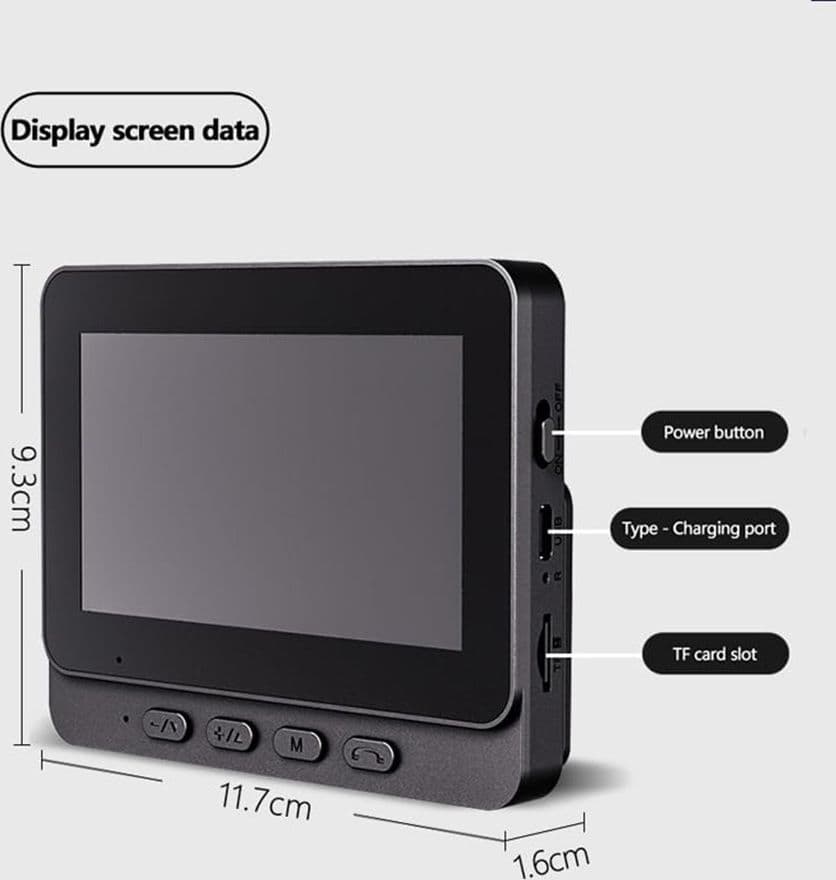 VIDEOCITOFONO CAMPANELLO SENZA FILI DA ESTERNO IMPERMEABILE IP67 SCHERMO IPS 4,3'' in Citofoni Trade Shop italia - Napoli, commercioVirtuoso.it
