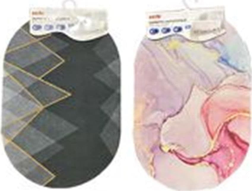 TAPPETO TAPPETINO ANTISCIVOLO DA BAGNO DOCCIA OVALE MORBIDO ASSORBENTE 38X58CM 87225 in Tappetini per il bagno Trade Shop italia - Napoli, commercioVirtuoso.it