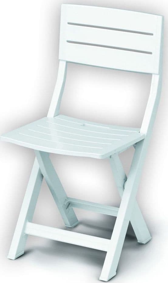 SET 4 PZ SEDIA SEDIE DA GIARDINO PATIO DA ESTERNO PIEGHEVOLE BIANCO RESINA 002235 in Sedie per tavolo da giardino Trade Shop italia - Napoli, commercioVirtuoso.it