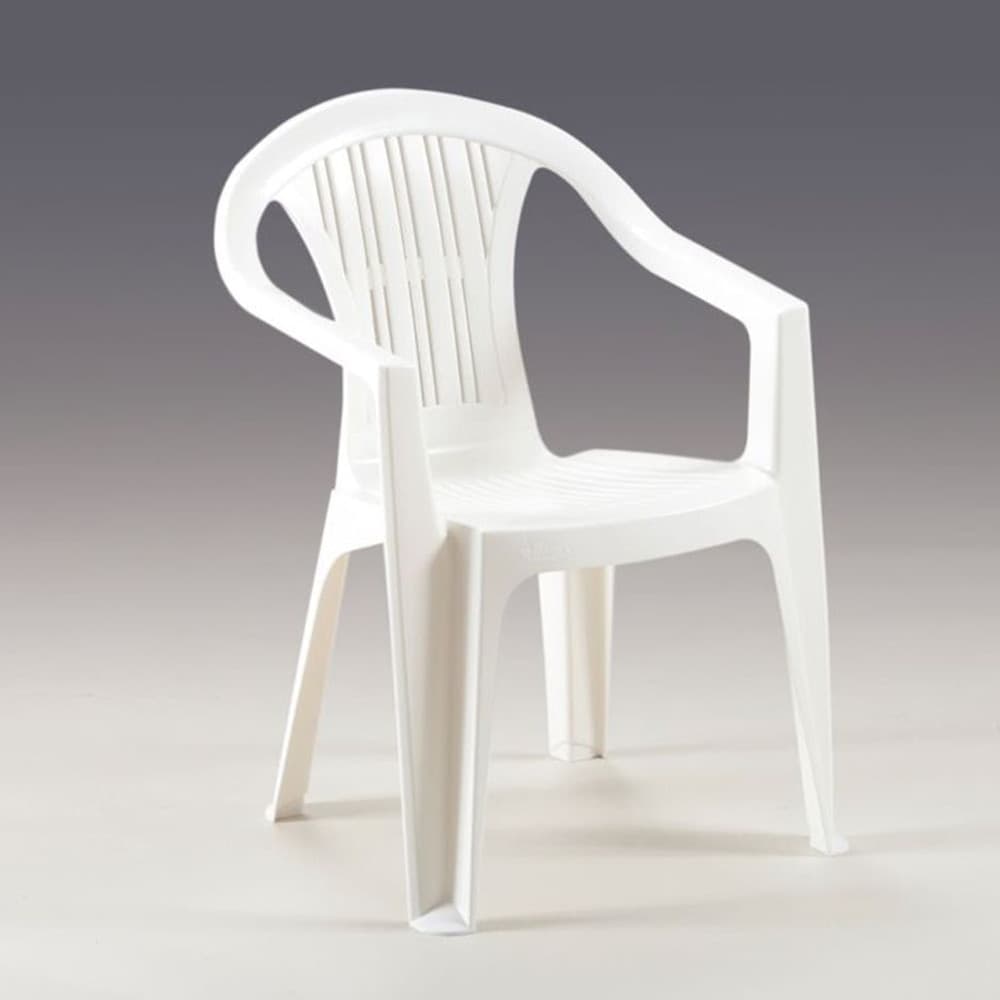 SET 2 PZ SEDIA RATAK SCHIENALE BASSO MONOBLOCCO BIANCA OPACA CON BRACCIOLI 021048 in Sedie per tavolo da giardino Trade Shop italia - Napoli, commercioVirtuoso.it