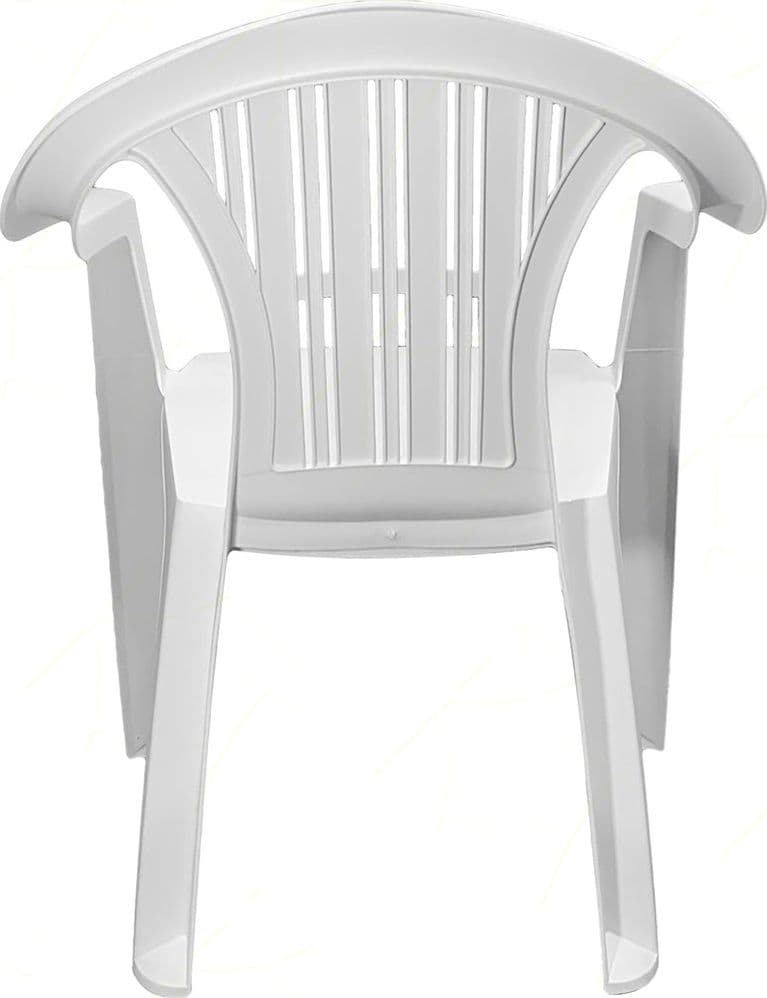 SET 2 PZ SEDIA RATAK SCHIENALE BASSO MONOBLOCCO BIANCA OPACA CON BRACCIOLI 021048 in Sedie per tavolo da giardino Trade Shop italia - Napoli, commercioVirtuoso.it