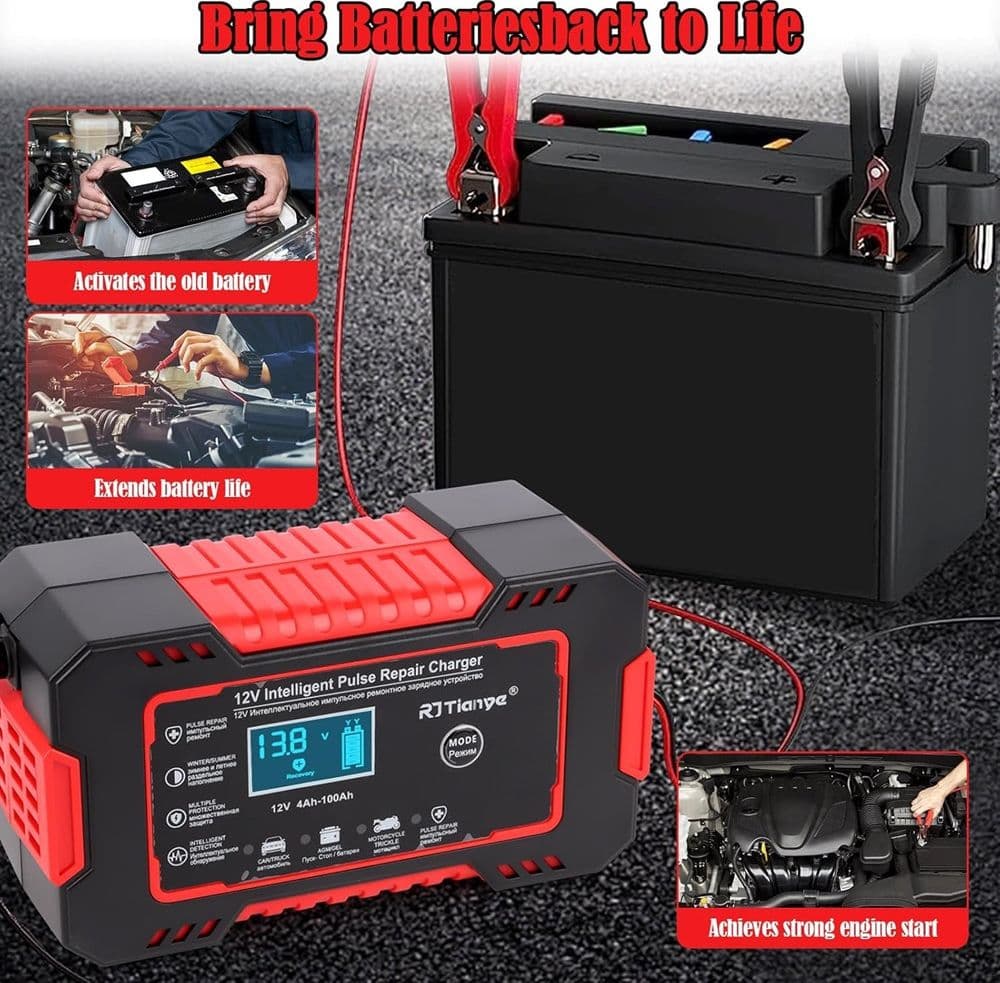 CARICABATTERIE AUTO 6A 12V MANTENITORE BATTERIA COMPENSAZIONE TEMPERATURA MOTO TOSAERBA BARCA in Caricabatterie Trade Shop italia - Napoli, commercioVirtuoso.it