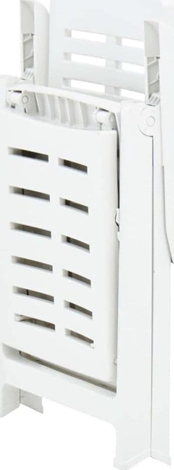 POLTRONA LETTINO PRENDISOLE PIEGHEVOLE CON POGGIAPIEDI BIANCO 60X108X109 CM 015933 in Lettini Trade Shop italia - Napoli, commercioVirtuoso.it