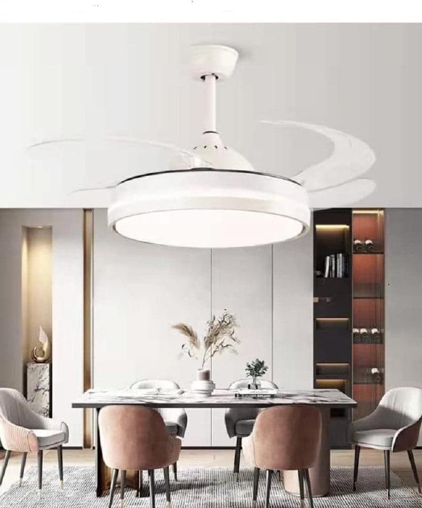 LUCE DECORATIVA VENTILATORE SOFFITTO LUCE LED 6000K 4000K 3000K 400CM 72W CON 3 PALE in Ventilatori da soffitto con lampada Trade Shop italia - Napoli, commercioVirtuoso.it