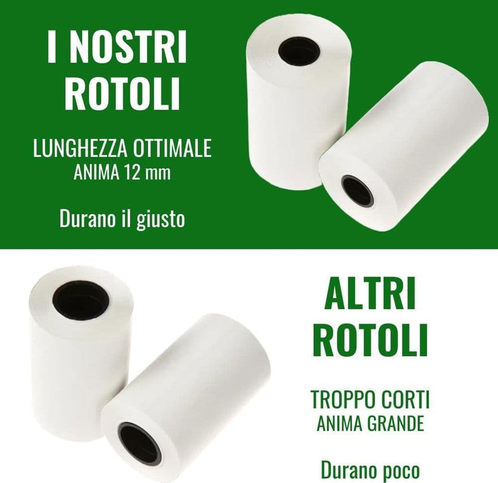 KIT 10 ROTOLI POS IN CARTA TERMICA 57MMX20MT UNIVERSALI COMPATIBILI CON DISPOSITIVI POS in Carta in rotoli Trade Shop italia - Napoli, commercioVirtuoso.it