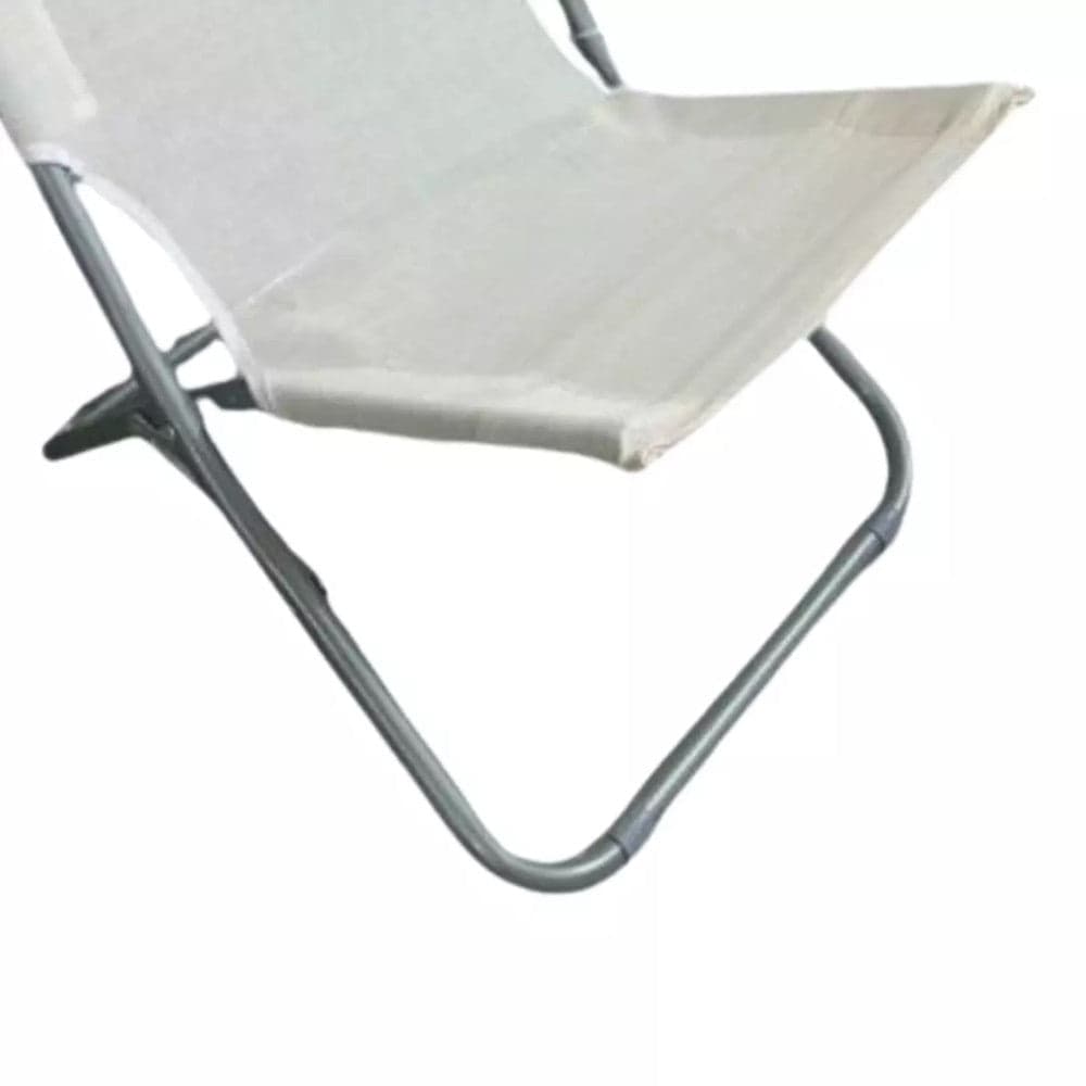 SPIAGGINA IN TEXTILENE CREMA PIEGHEVOLE SEDIA PER MARE CAMPEGGIO 57X47X72CM 281051 in Sedie Trade Shop italia - Napoli, commercioVirtuoso.it