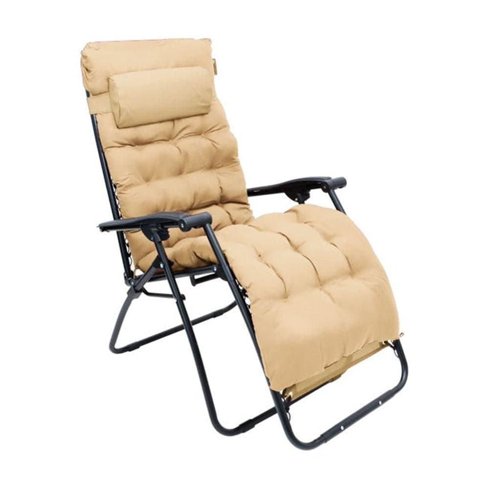 SDRAIO CON CUSCINO IMBOTTITO CREMA IN TEXTILENE POLTRONA RELAX TERRAZZO GIARDINO 483001 in Lettini Trade Shop italia - Napoli, commercioVirtuoso.it