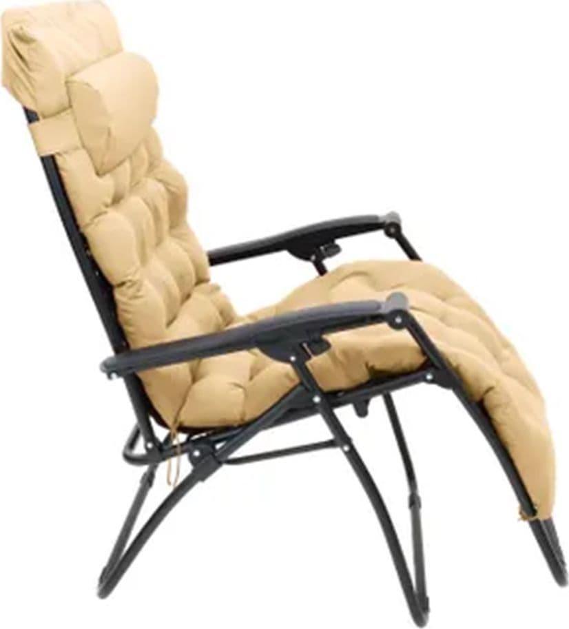 SDRAIO CON CUSCINO IMBOTTITO CREMA IN TEXTILENE POLTRONA RELAX TERRAZZO GIARDINO 483001 in Lettini Trade Shop italia - Napoli, commercioVirtuoso.it