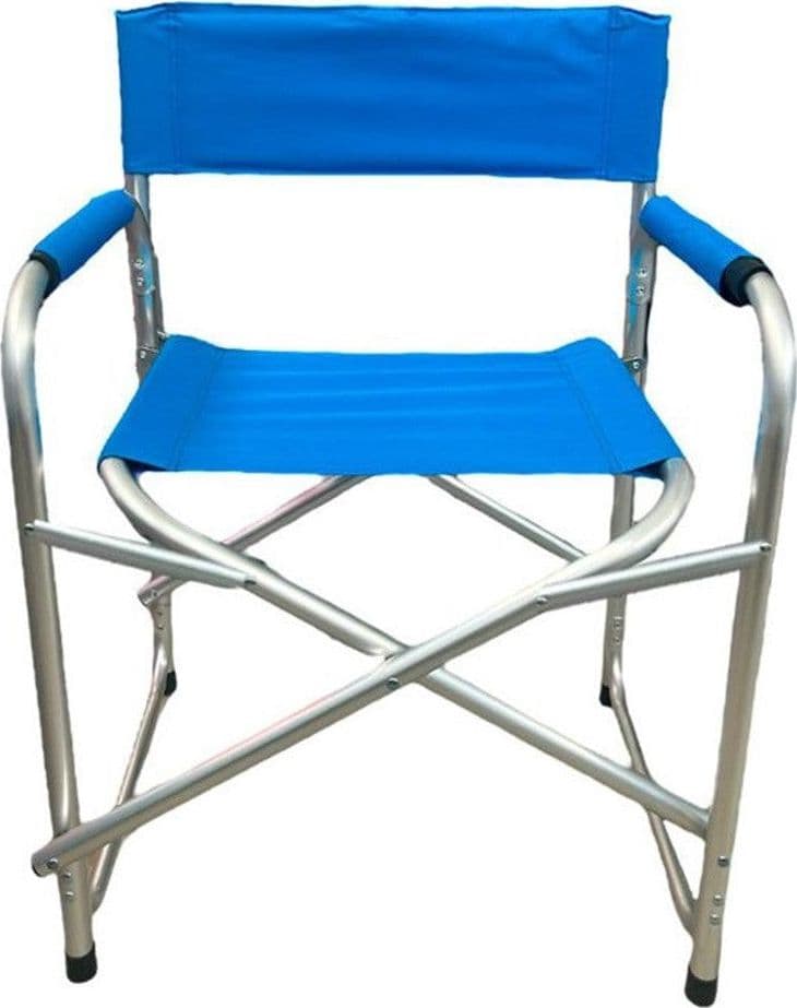 SEDIA REGISTA BLU IN ALLUMINIO PER MARE PESCA SPIAGGIA GIARDINO PIEGHEVOLE 490005 in Sedie da regista Trade Shop italia - Napoli, commercioVirtuoso.it