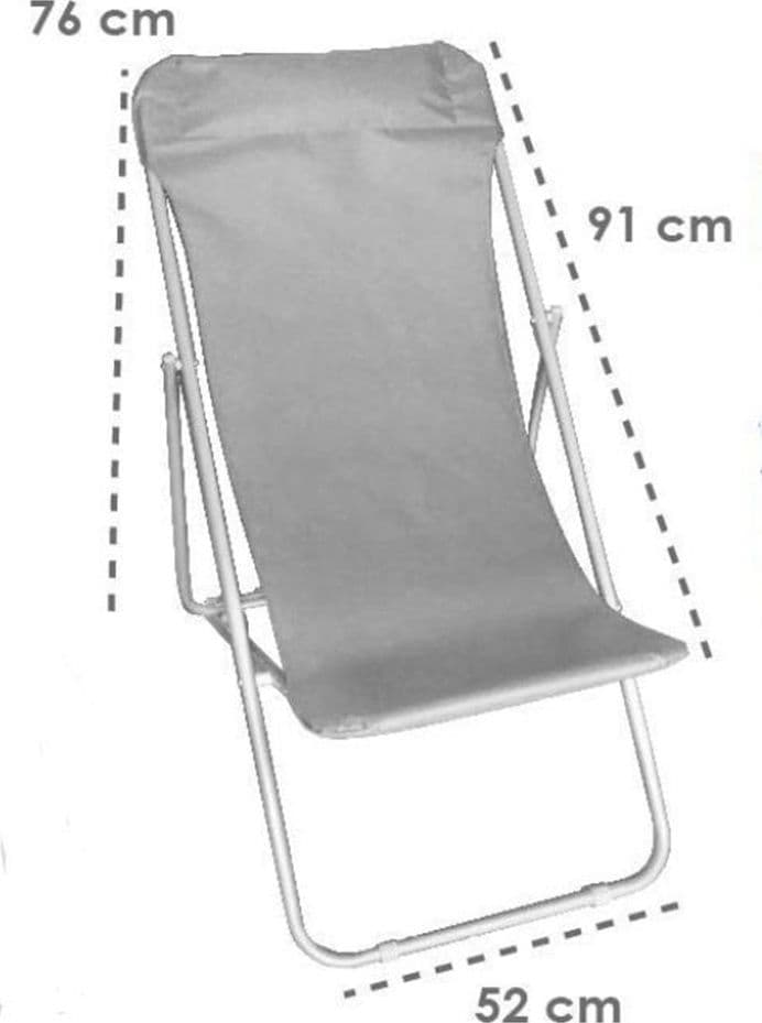 SDRAIO SEDIA DA SPIAGGIA MARE CAMPEGGIO GIARDINO ESTERNO 281003 PIEGHEVOLE 52X76X91CM in Lettini Trade Shop italia - Napoli, commercioVirtuoso.it
