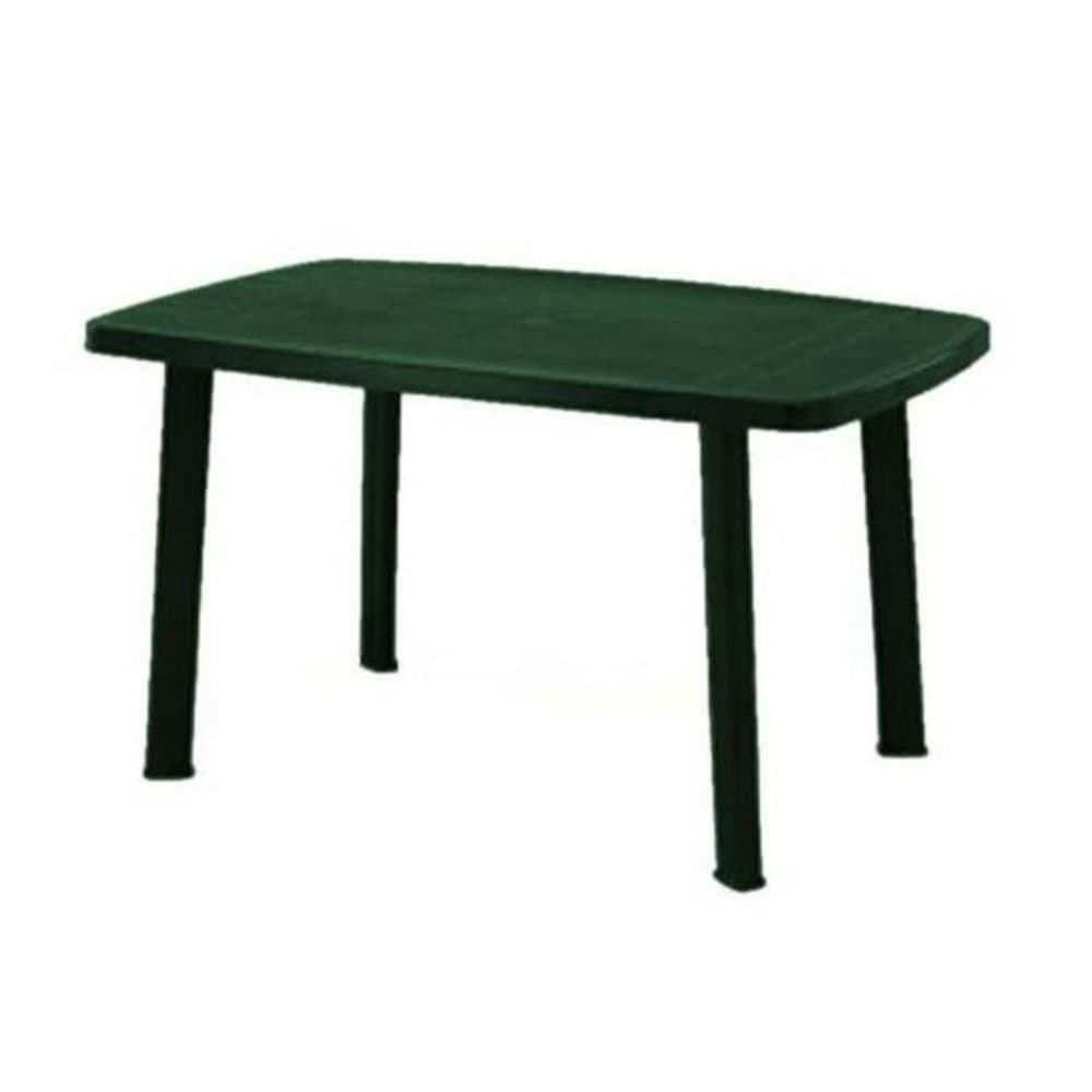 TAVOLO VERDE DA ESTERNO 140X90CM PLASTICA RESISTENTE PER PATIO GIARDINO TERRAZZA 023542 in Tavoli standard Trade Shop italia - Napoli, commercioVirtuoso.it