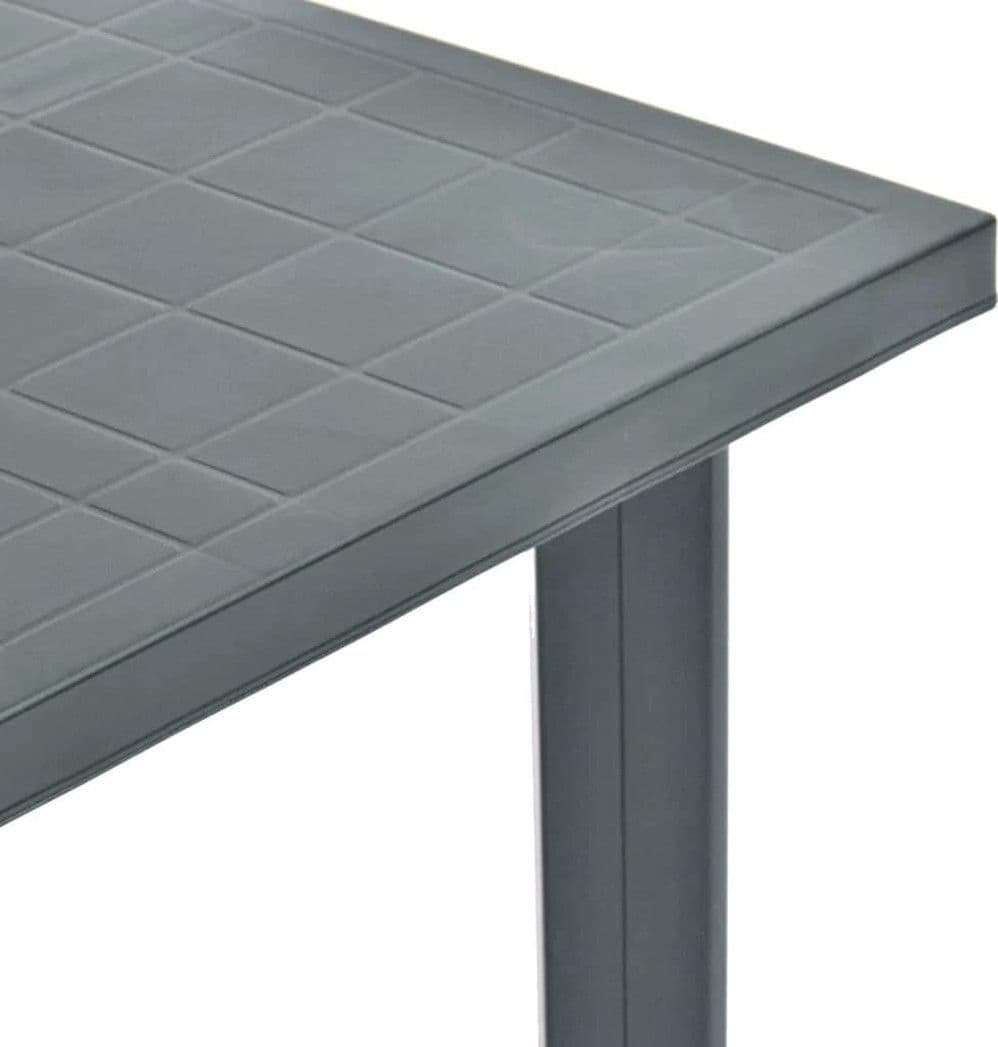 TAVOLO IN PLASTICA DA GIARDINO TAVOLA QUADRATA VERDE 80X75XH72CM RESISTENTE 020353 in Coperture per set arredo giardino Trade Shop italia - Napoli, commercioVirtuoso.it