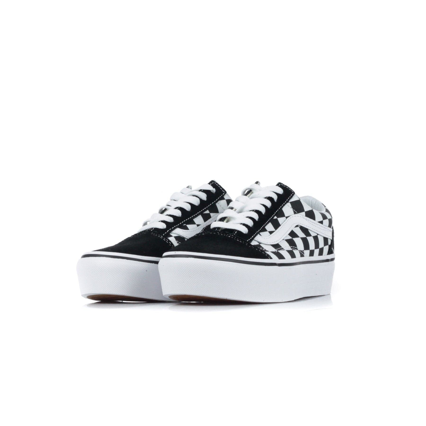 VANS Scarpa Bassa Donna Old Skool Platform (checkerboard) Checkerboard/black/true White da donna in Sneaker casual Drestige - Casamassima, commercioVirtuoso.it