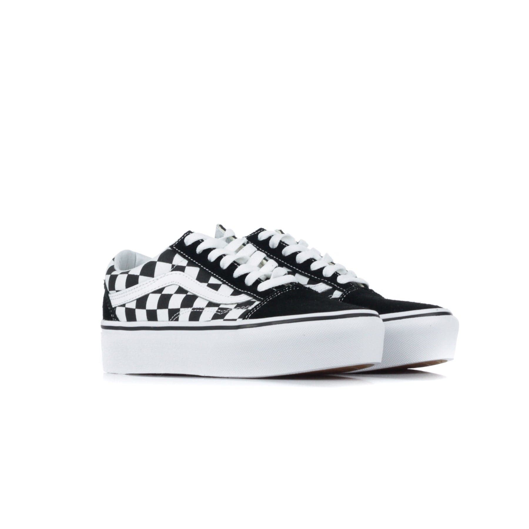 VANS Scarpa Bassa Donna Old Skool Platform (checkerboard) Checkerboard/black/true White da donna in Sneaker casual Drestige - Casamassima, commercioVirtuoso.it