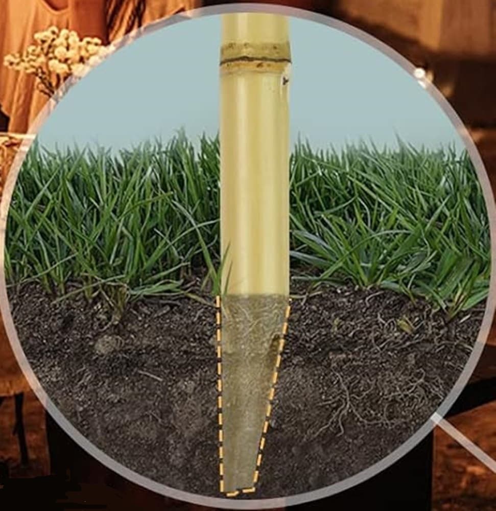 SET 12PZ TORCIA IN BAMBÙ NATURALE 150CM DA GIARDINO PER ESTERNI CON STOPPINO 020097 02335 in Torce da giardino Trade Shop italia - Napoli, commercioVirtuoso.it