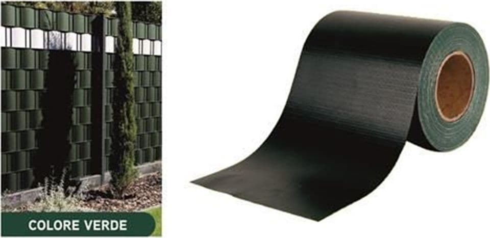 FRANGIVISTA ROTOLO VERDE PVC PER BALCONI RINGHIERE RECINZIONI PROTEZIONE 19CMX35MT 06267 in Schermi divisori e protettivi per giardino Trade Shop italia - Napoli, commercioVirtuoso.it
