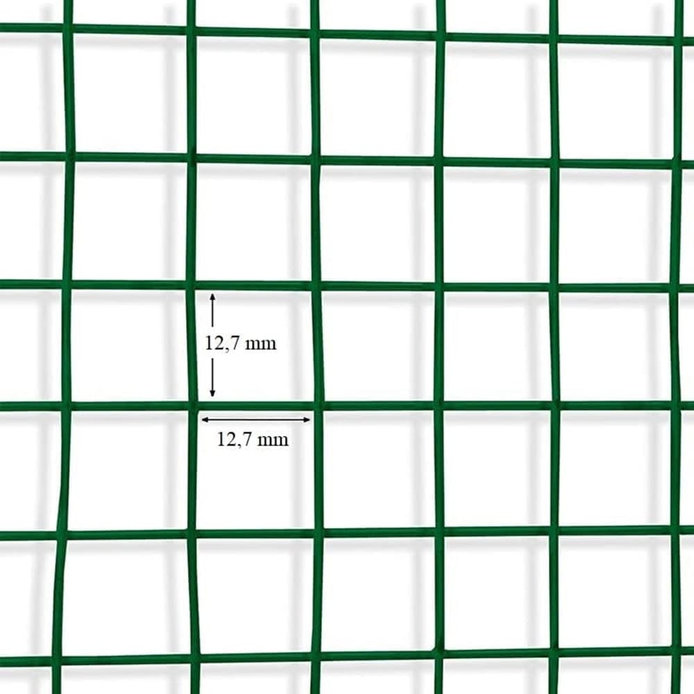 RETE METALLICA PLASTIFICATA VERDE 1X10MT MAGLIA 12,7X12,7MM RECINZIONE PROTETTIVA 57733 in Reti di acciaio zincato Trade Shop italia - Napoli, commercioVirtuoso.it