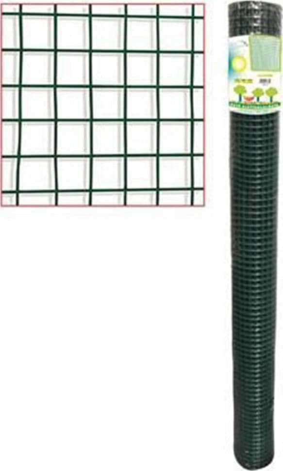 RETE METALLICA PLASTIFICATA VERDE 1X10MT MAGLIA 12,7X12,7MM RECINZIONE PROTETTIVA 57733 in Reti di acciaio zincato Trade Shop italia - Napoli, commercioVirtuoso.it