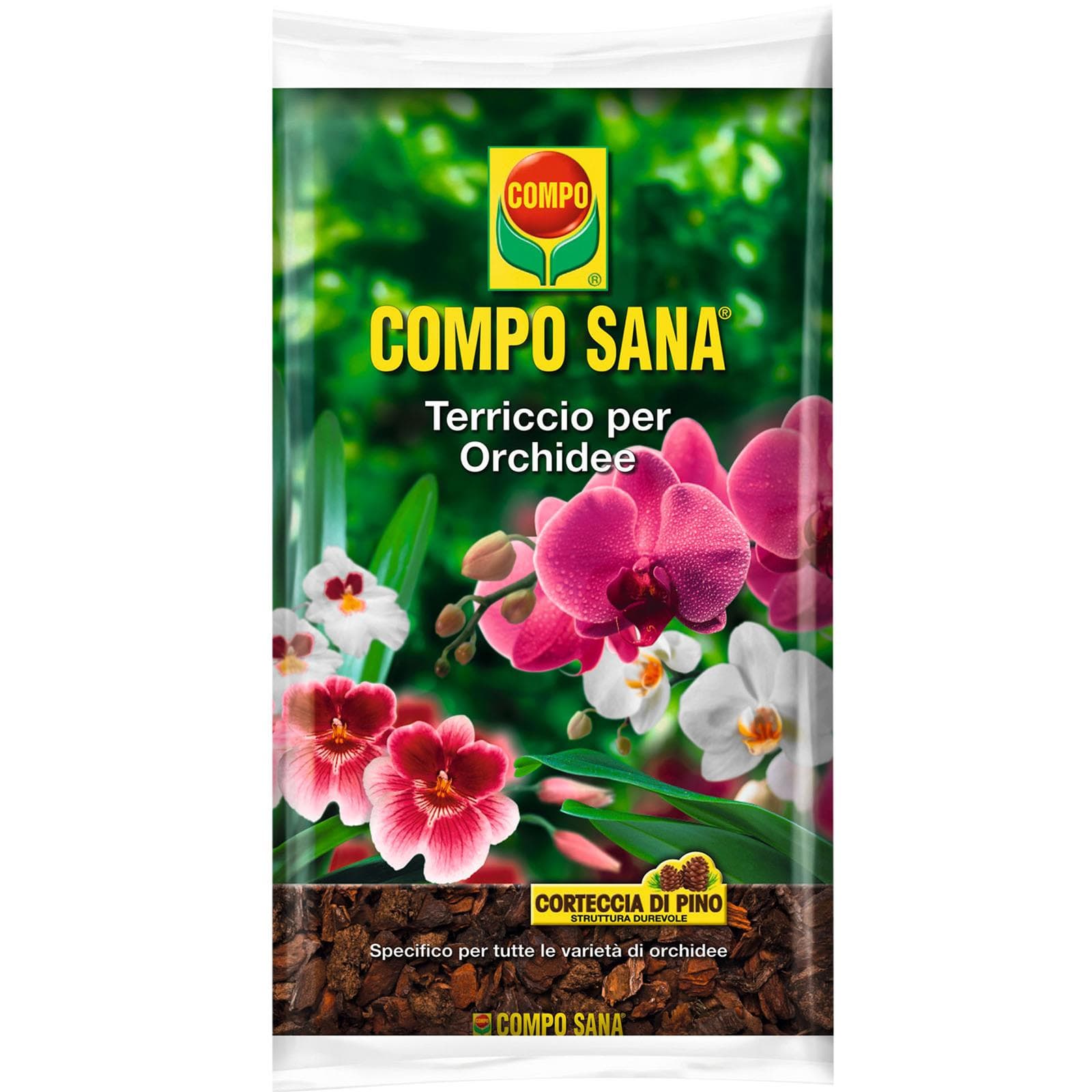 Lt 5 terriccio Compo Sana per Orchidee substrato Professionale corteccia e torba - 2