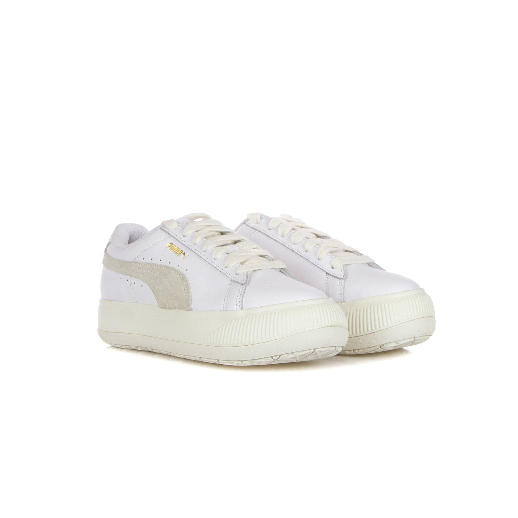 PUMA Scarpa Bassa Donna Suede Mayu' Leather White/marshmallow da donna in Sneaker casual Drestige - Casamassima, commercioVirtuoso.it