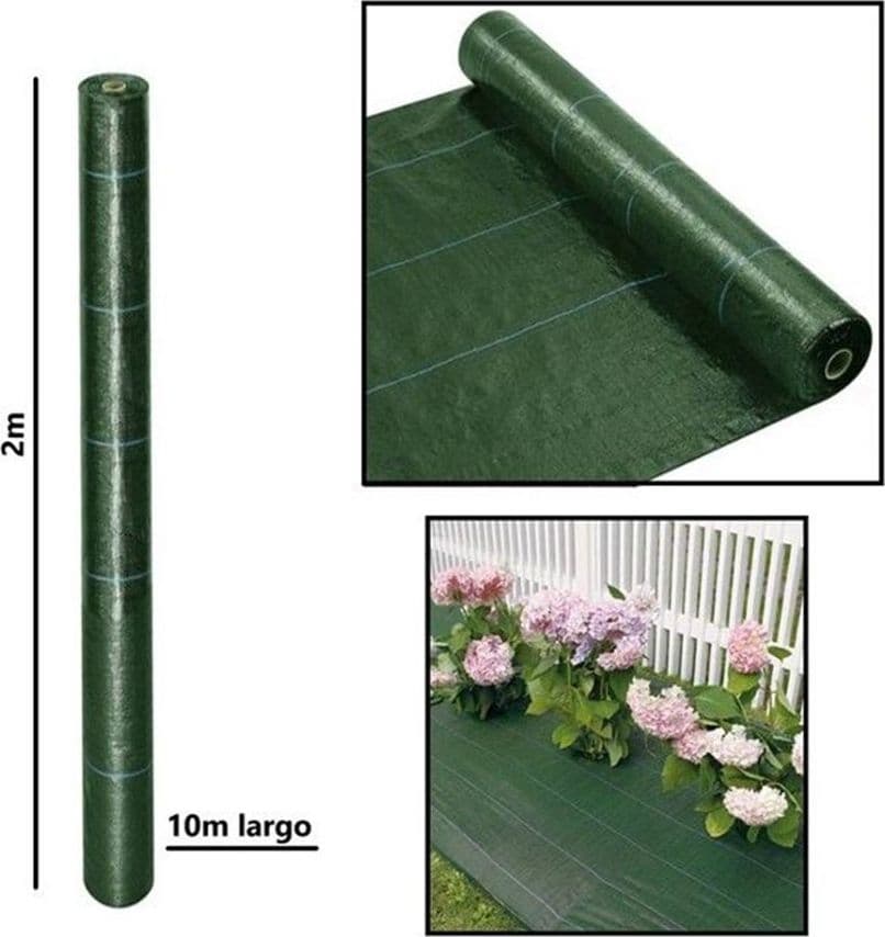 RETE TELO PACCIAMATURA ANTI ERBA PER ORTO GIARDINO SERRA 2 X 10 MT RESISTENTE 222253 in Barriere di tessuto per erbacce Trade Shop italia - Napoli, commercioVirtuoso.it
