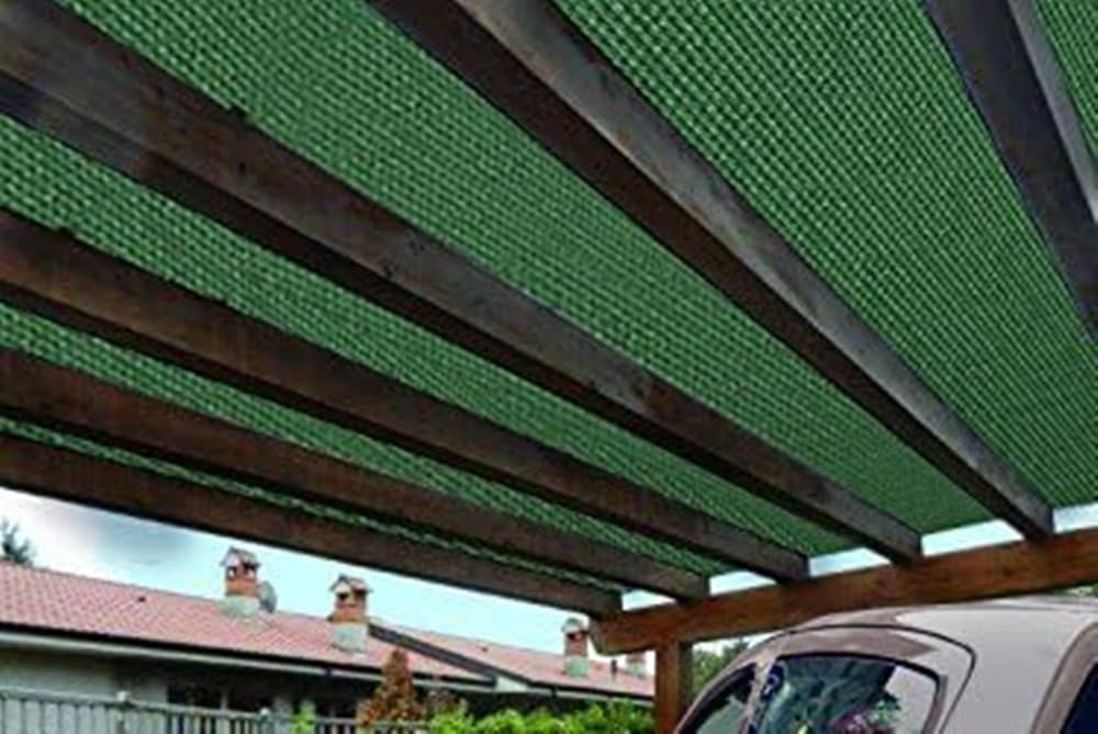 RETE OMBREGGIANTE SCHERMANTE VERDE 2 X 5 MT PER PROTEZIONE GIARDINI TERRAZZE 134702 in Schermi divisori e protettivi per giardino Trade Shop italia - Napoli, commercioVirtuoso.it