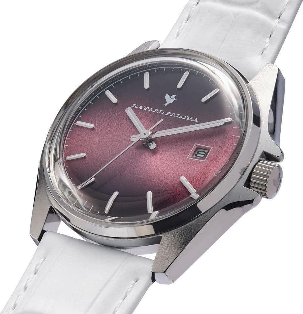 RAFAEL PALOMA OROLOGIO MALAGA + CINTURINO BIANCO in Cinturini Alba Gioielli - Casoria, commercioVirtuoso.it