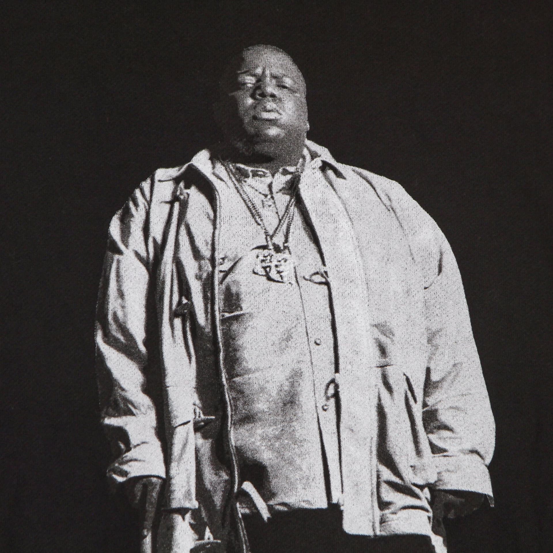 MITCHELL &amp; NESS Felpa Cappuccio Uomo Legacy Reborn Hoodie X Notorious B.i.g Black da uomo in Felpe con cappuccio Drestige - Casamassima, commercioVirtuoso.it