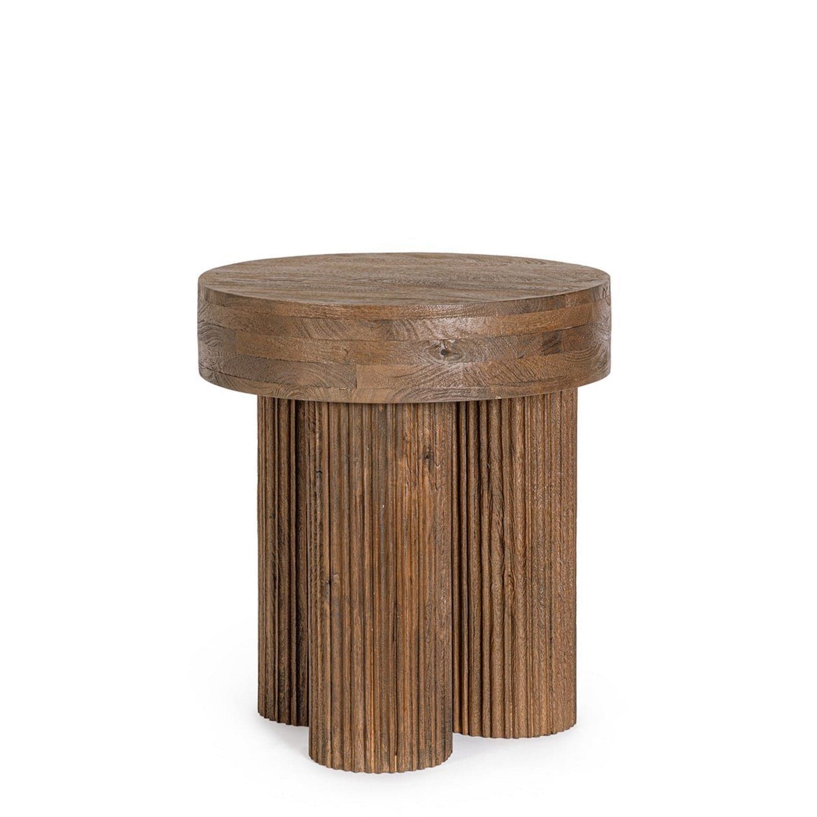Tavolino "Dacca" struttura in legno di mango per interni - 9